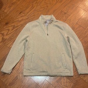 Men's quarter zip sweater